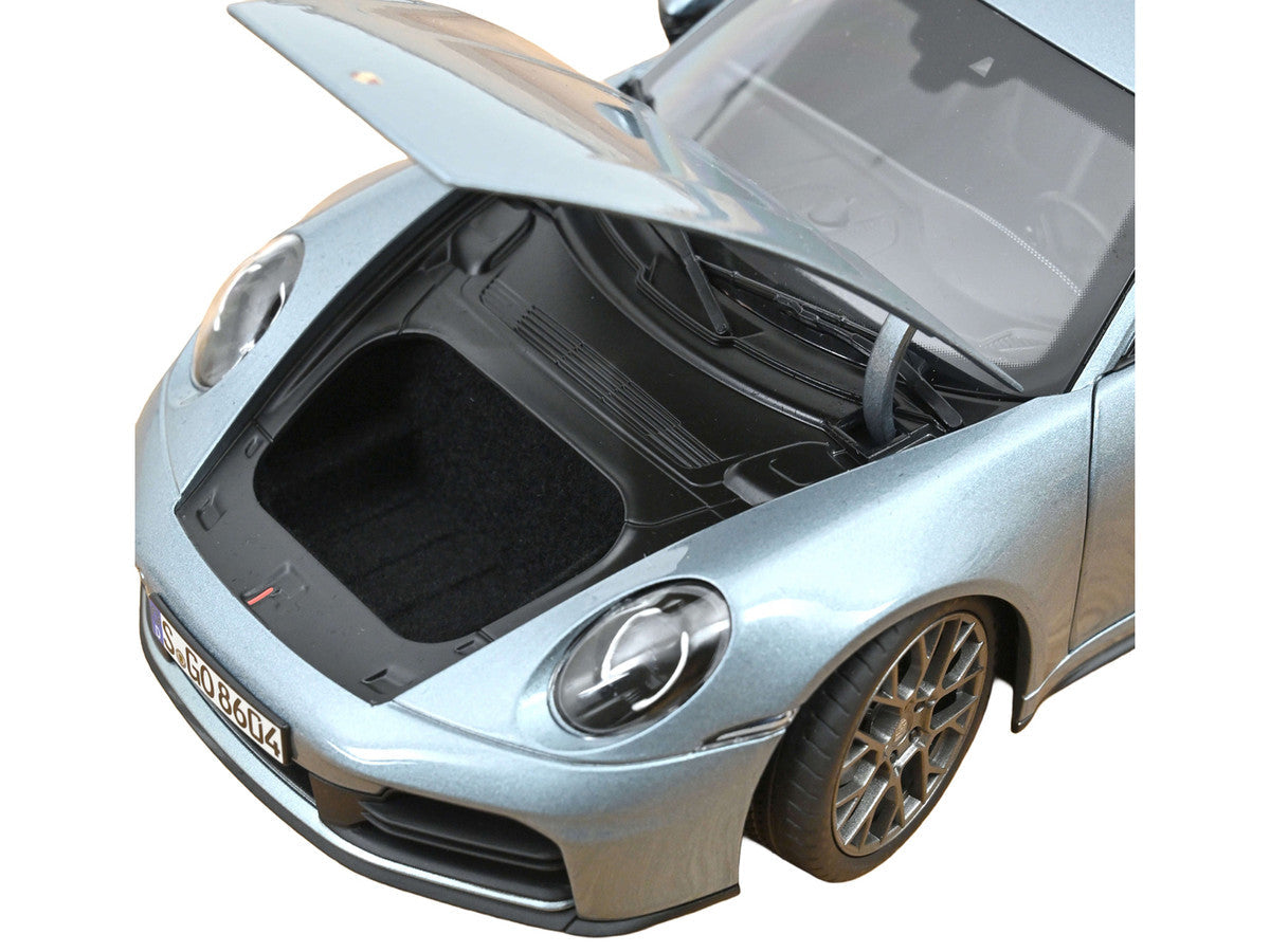 2024 Porsche 911 Carrera Polar Silver Metallic 1/18 Diecast Model Car by Norev