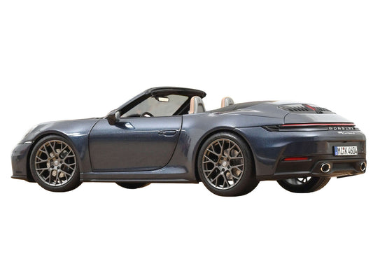 2024 Porsche 911 Carrera S Cabriolet Yachting Blue Metallic 1/18 Diecast Model Car by Norev