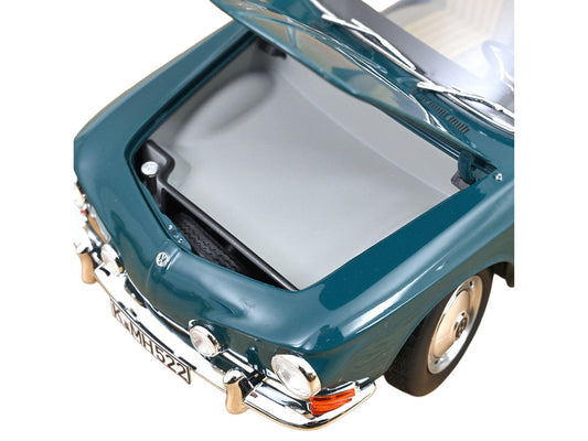 1963 Volkswagen Karmann Ghia 1500 Smaragd Green 1/18 Diecast Model Car by Norev