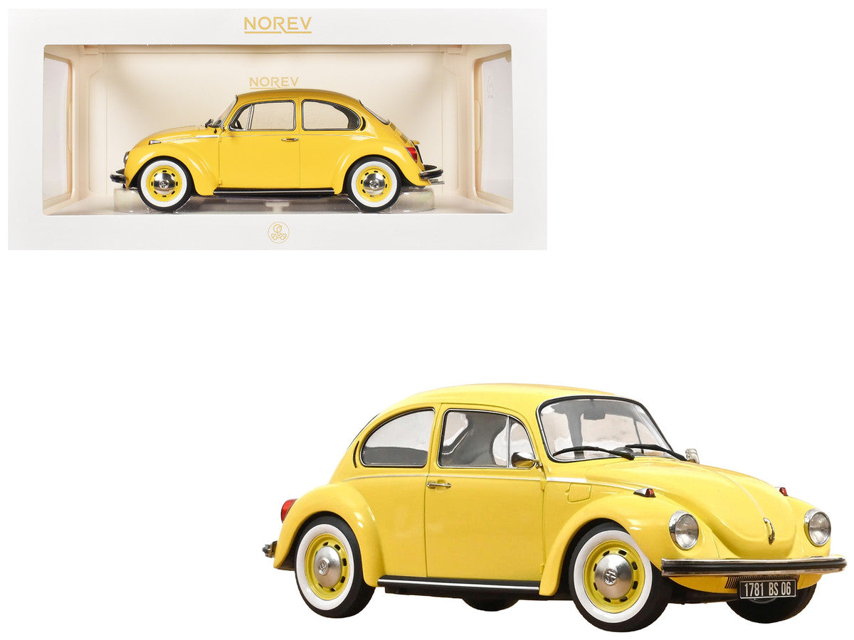 1973 Volkswagen 1303 Beetle Pastel Yellow 1/18 Diecast Model Car by Norev