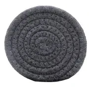 Handmade Braided Fabric Drink Coaster - Super Absorbent