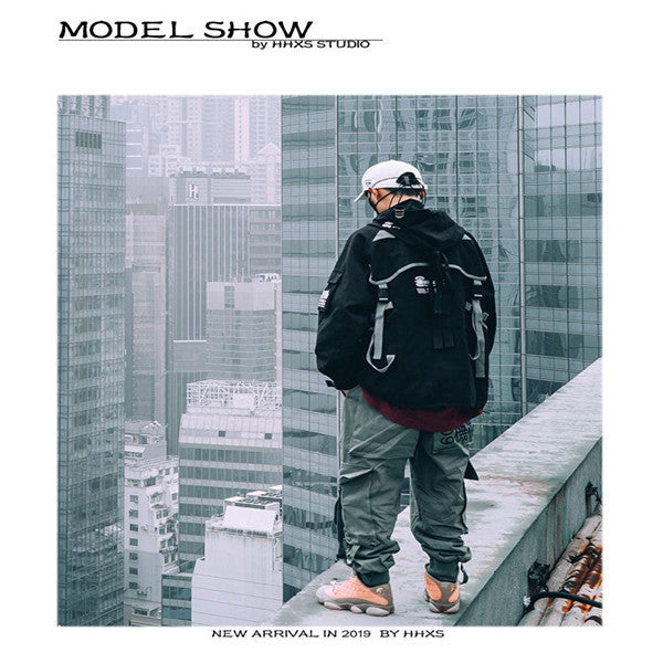 Multi-pocket vintage jacket