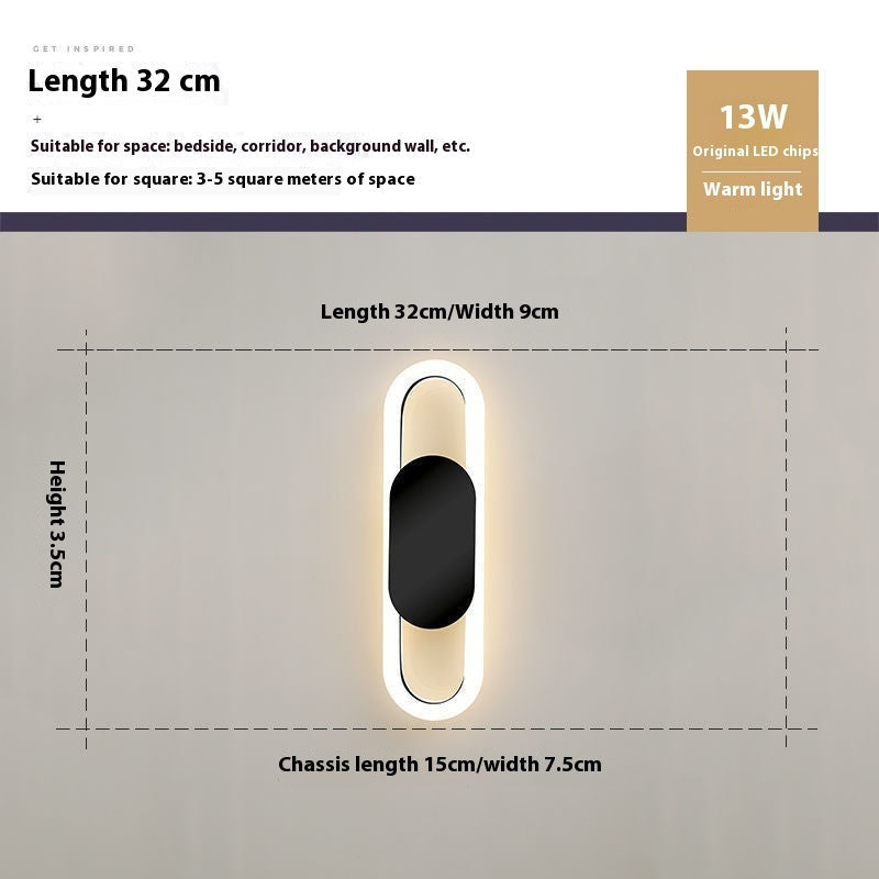 Creative Wall Lamp Simple Modern Bedroom Bedside Lamp