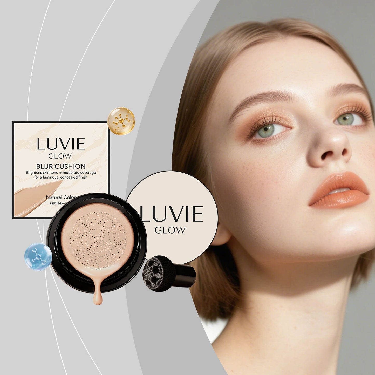Radiant Flawless Cushion Foundation Natural Shade