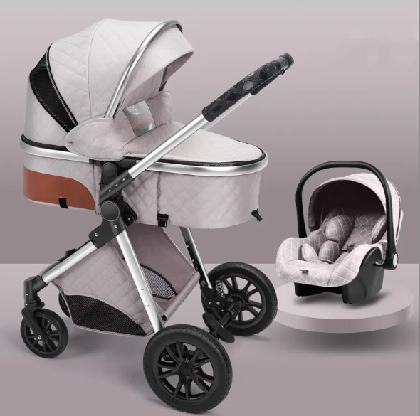Stylish High View Stroller Lightweight Folding