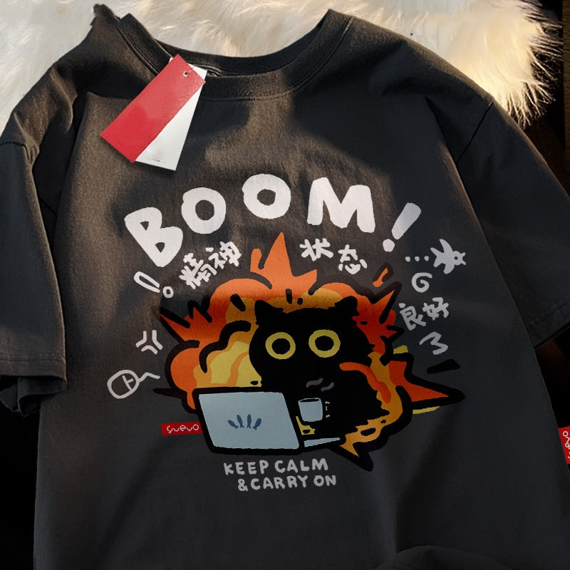 Cartoon Cotton T-Shirt
