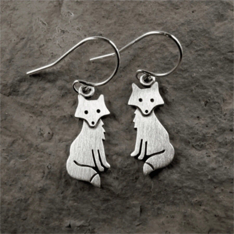 Female Versatile Retro Creative Small Animal Earrings