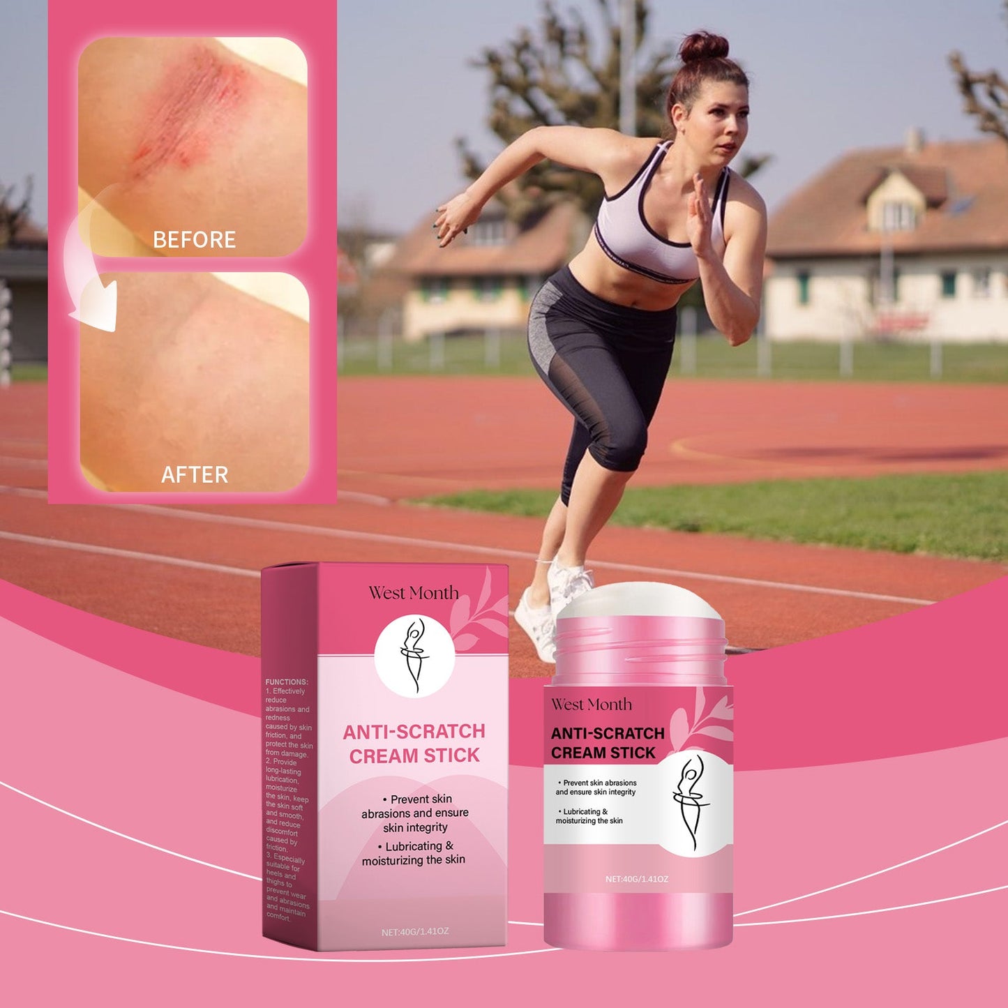 Body Anti Scratch Moisturizing Stick 40g 1 Box