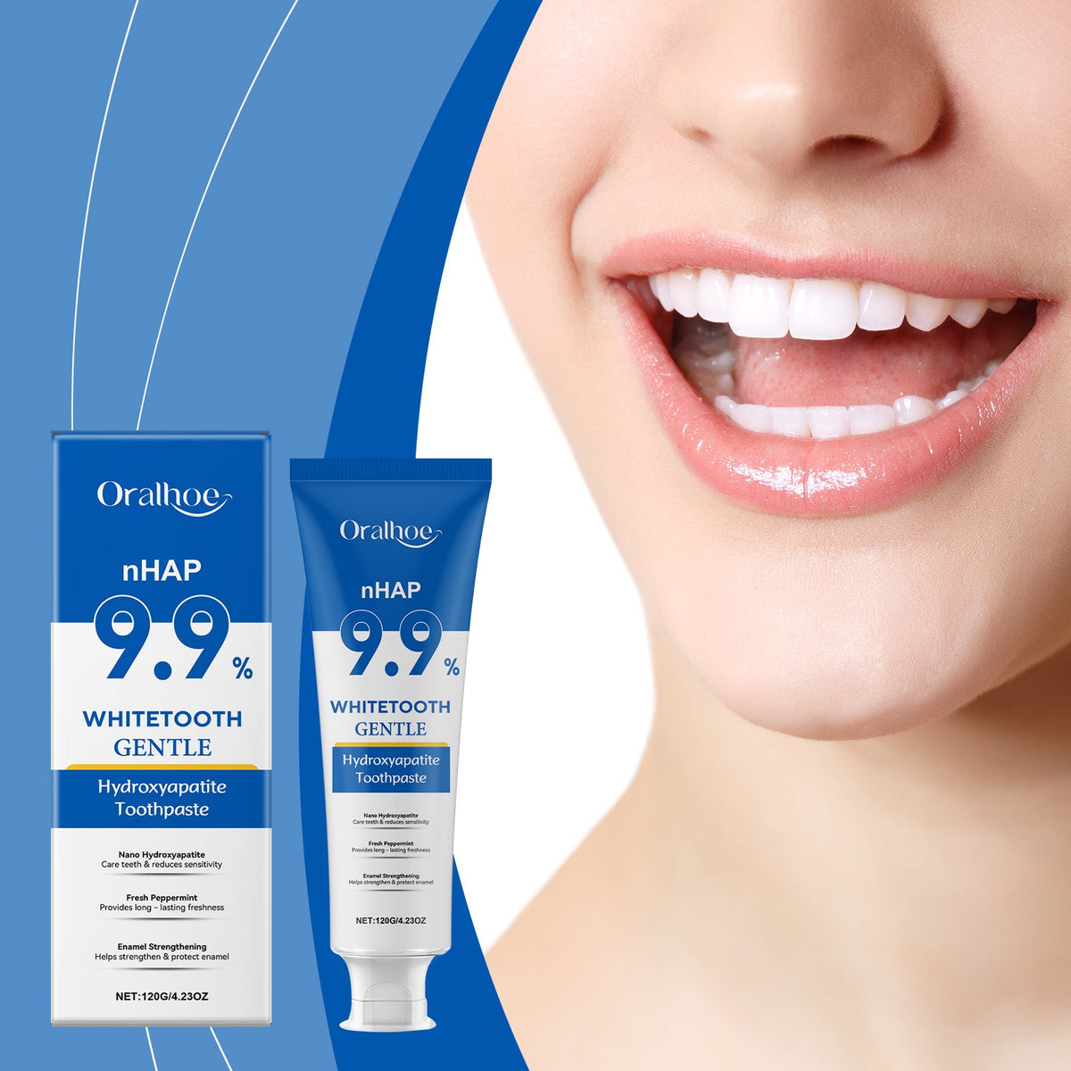 Gentle Mint Whitening Toothpaste 120g  1box