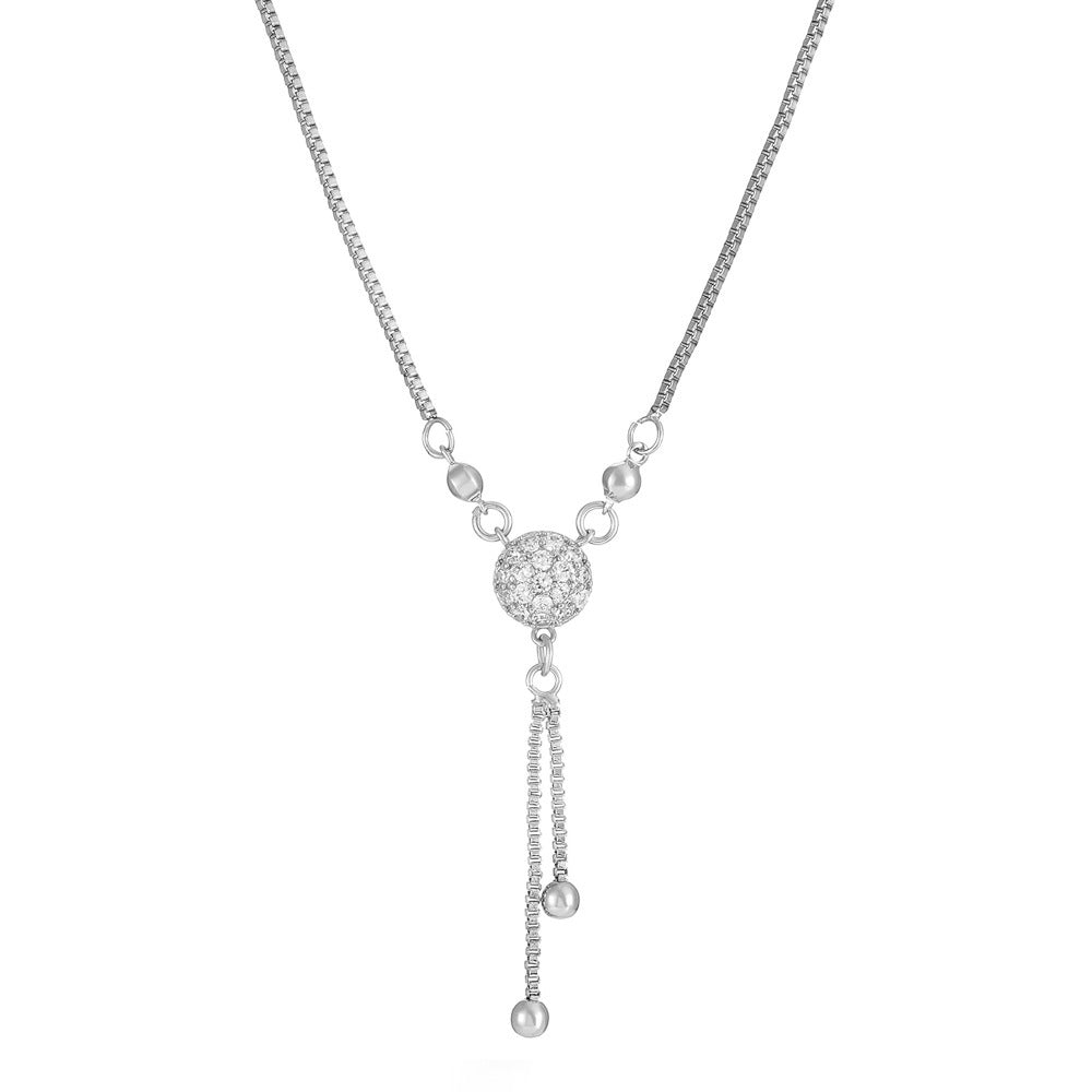 Women's Fashionable Temperament Butterfly Tassel Necklace