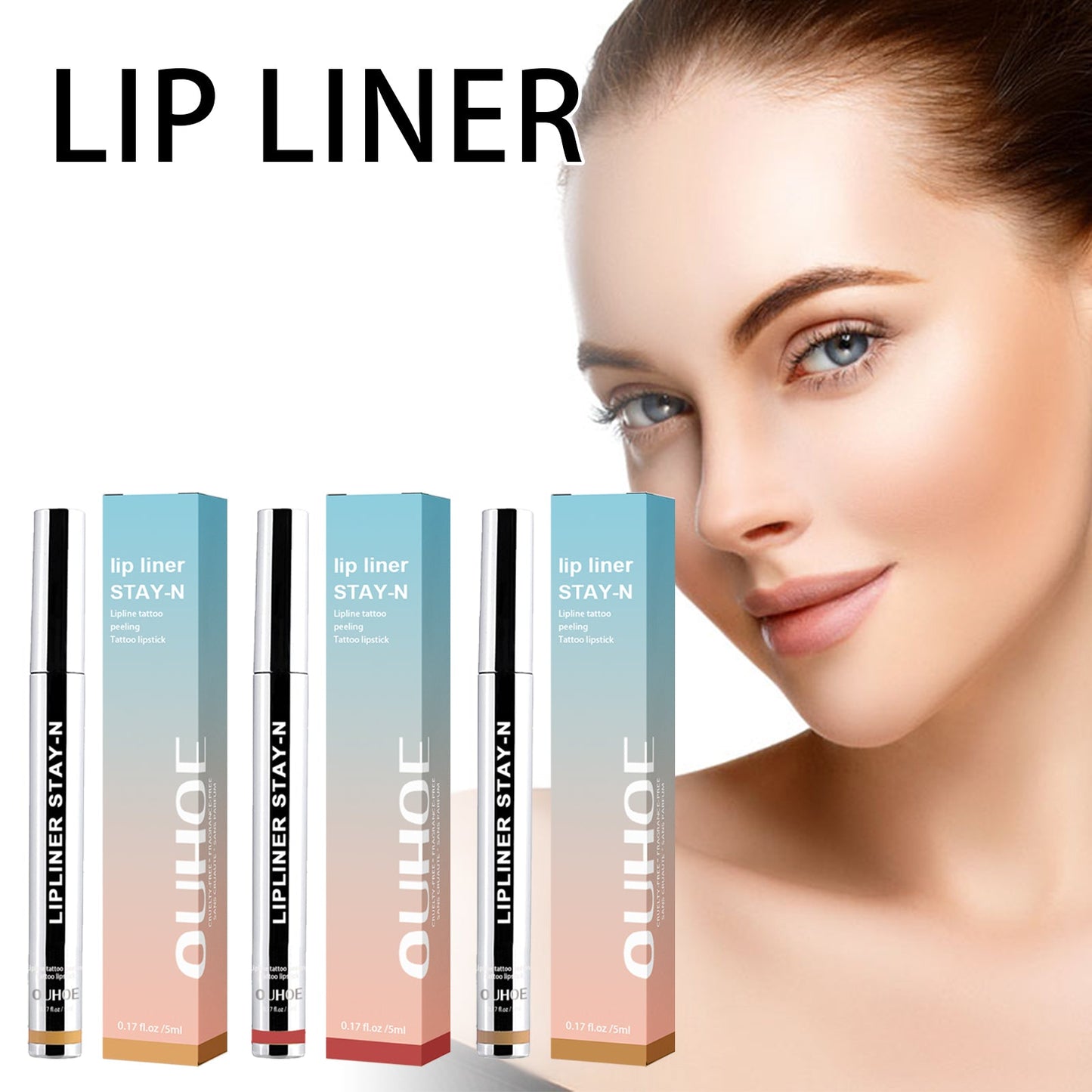Peel-off Lip Liner Burgundy