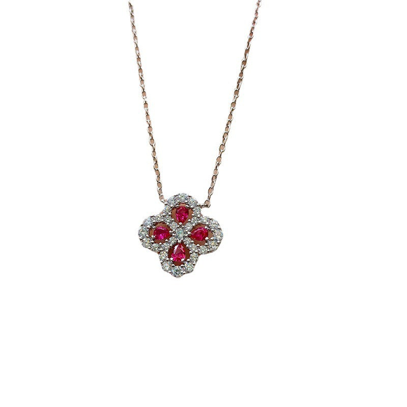 Ruby Square Bracelet for Women - Perfect Mother's Day Gift