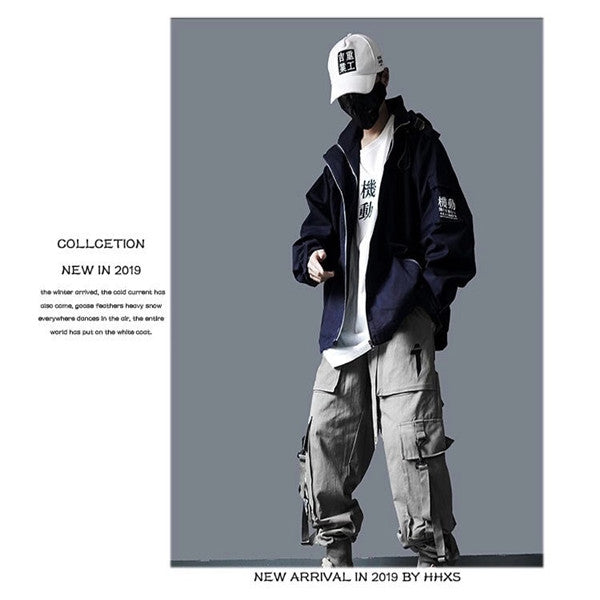 Multi-pocket vintage jacket