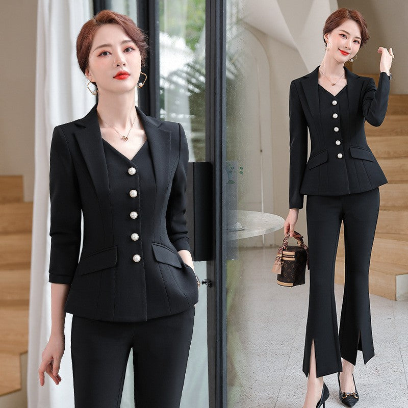 Women’s Office Business Suit Jacket and Pants Set