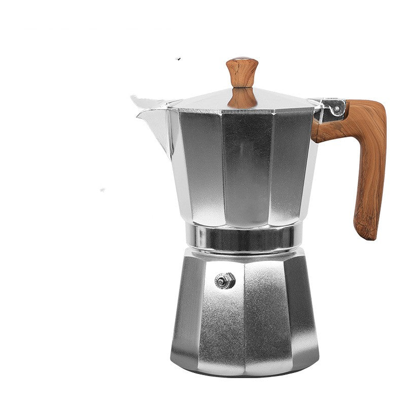 Outdoor Camping Italian Double Valve Mocha Kettle