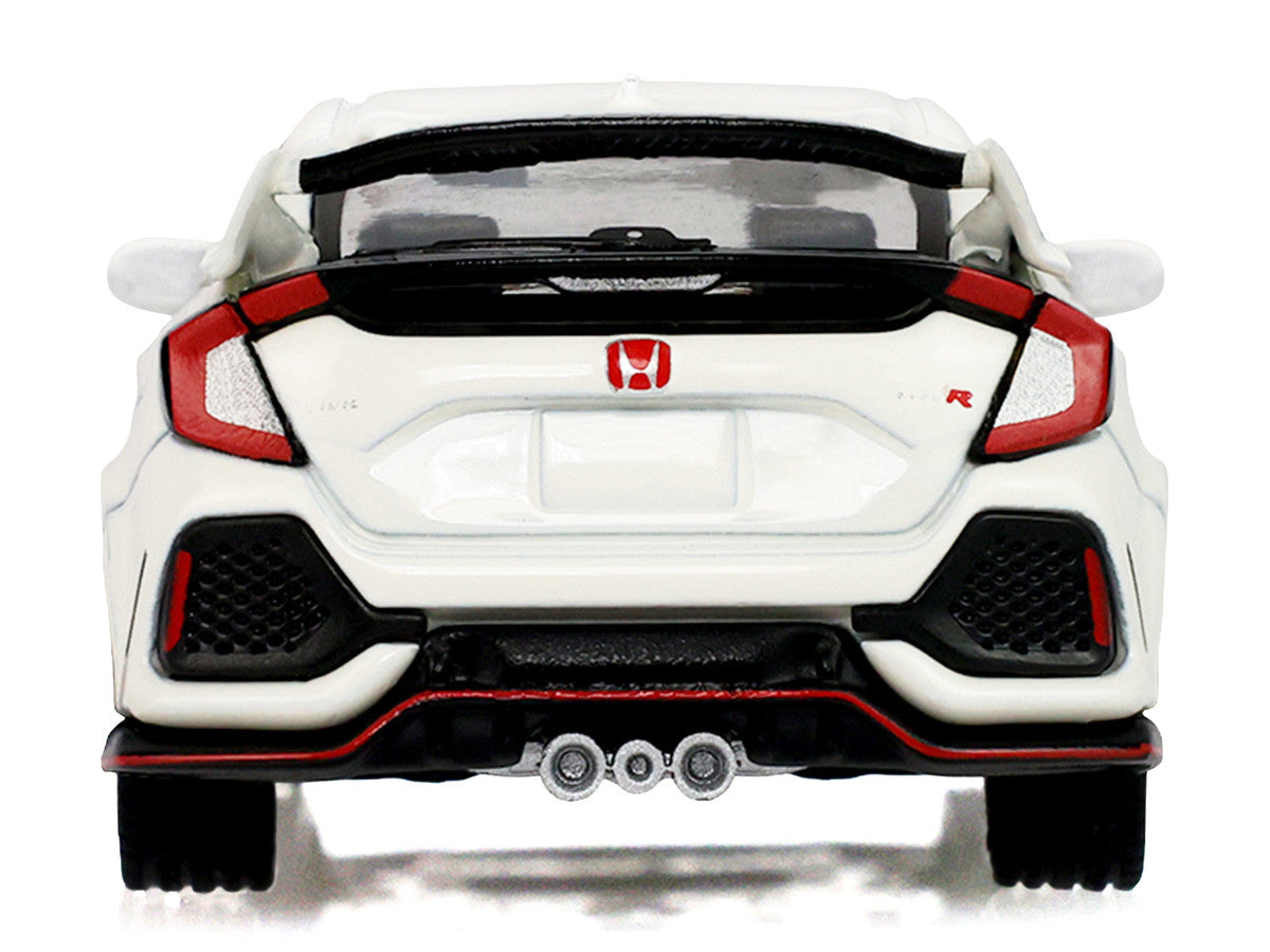 2018 Honda Civic Type-R (FK8) RHD (Right Hand Drive) Championship White with Carbon Hood "Tokyo Torque" Series 10 1/64 Diecast Model Car by Greenlight