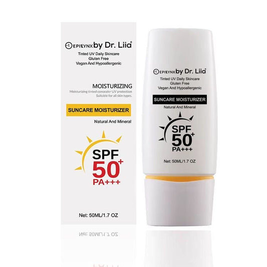 Illuminating Mineral Sunscreen SPF 50 – Vegan, Gluten-Free Moisturizing Sun Care for Sensitive Skin