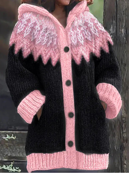 New Animal 3D Printed Casual Hooded Cloak Jacket