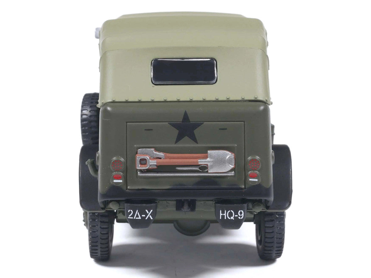Dodge WC-6 Command Car with Canvas Top Olive Drab "2nd Armored Division France" (1944) United States Army 1/43 Diecast Model by Militaria Die Cast
