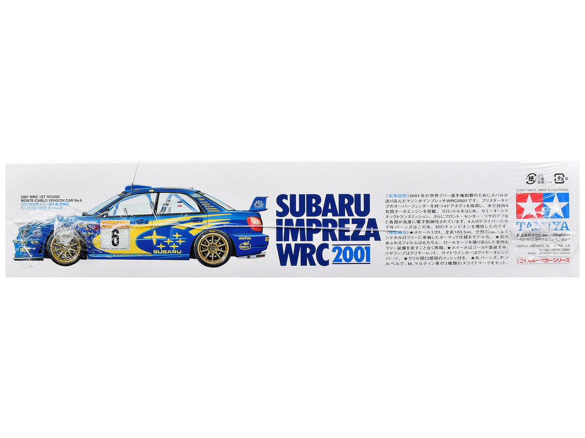 Model Kit Subaru Impreza "WRC" (2001) 1/24 Scale Model by Tamiya