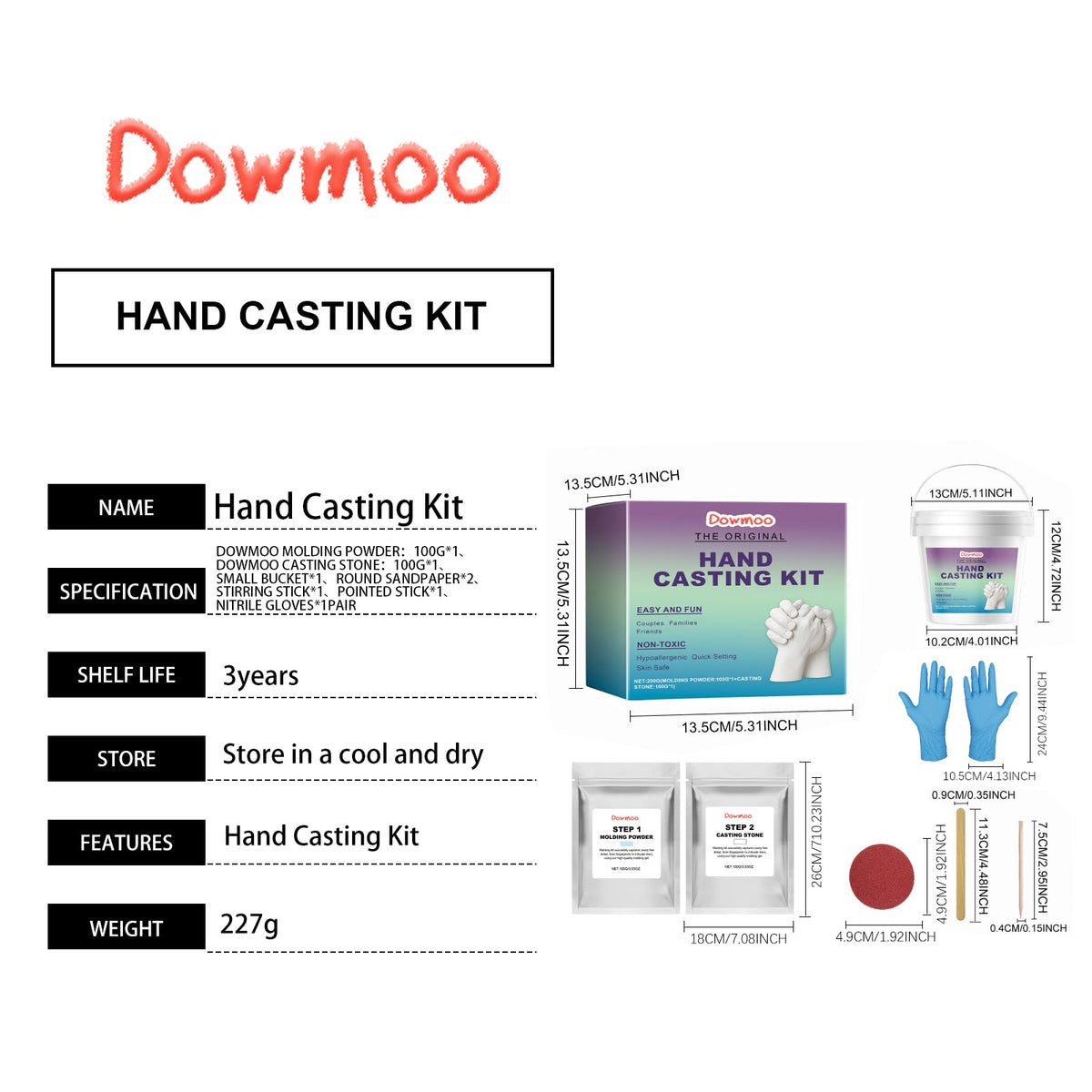 DIY Set Of Hand Mask Powder 1 Set 1box