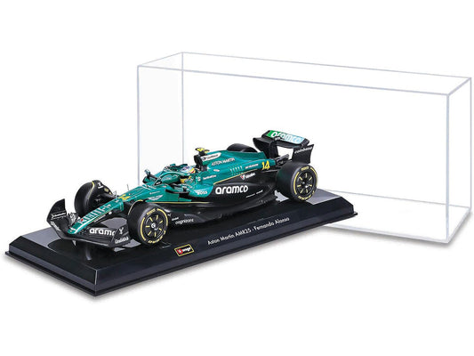 Aston Martin AMR25 #14 Fernando Alonso "Aramco" Formula One F1 "World Championship" (2025) 1/24 Diecast Model Car by Bburago