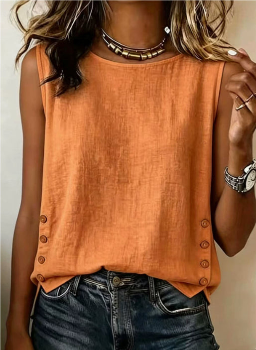 Casual Short Sleeve T-Shirt Solid Color Round Neck Pullover Tops For Women Clothing
