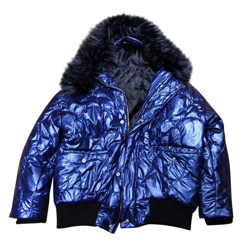 Men's Winter Thickened Casual Cotton Jacket with Hood