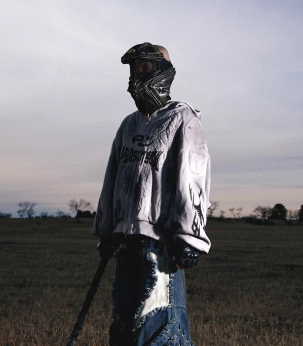 Sports Armor Hoodie With Protective Structure And A Zip-up Hood