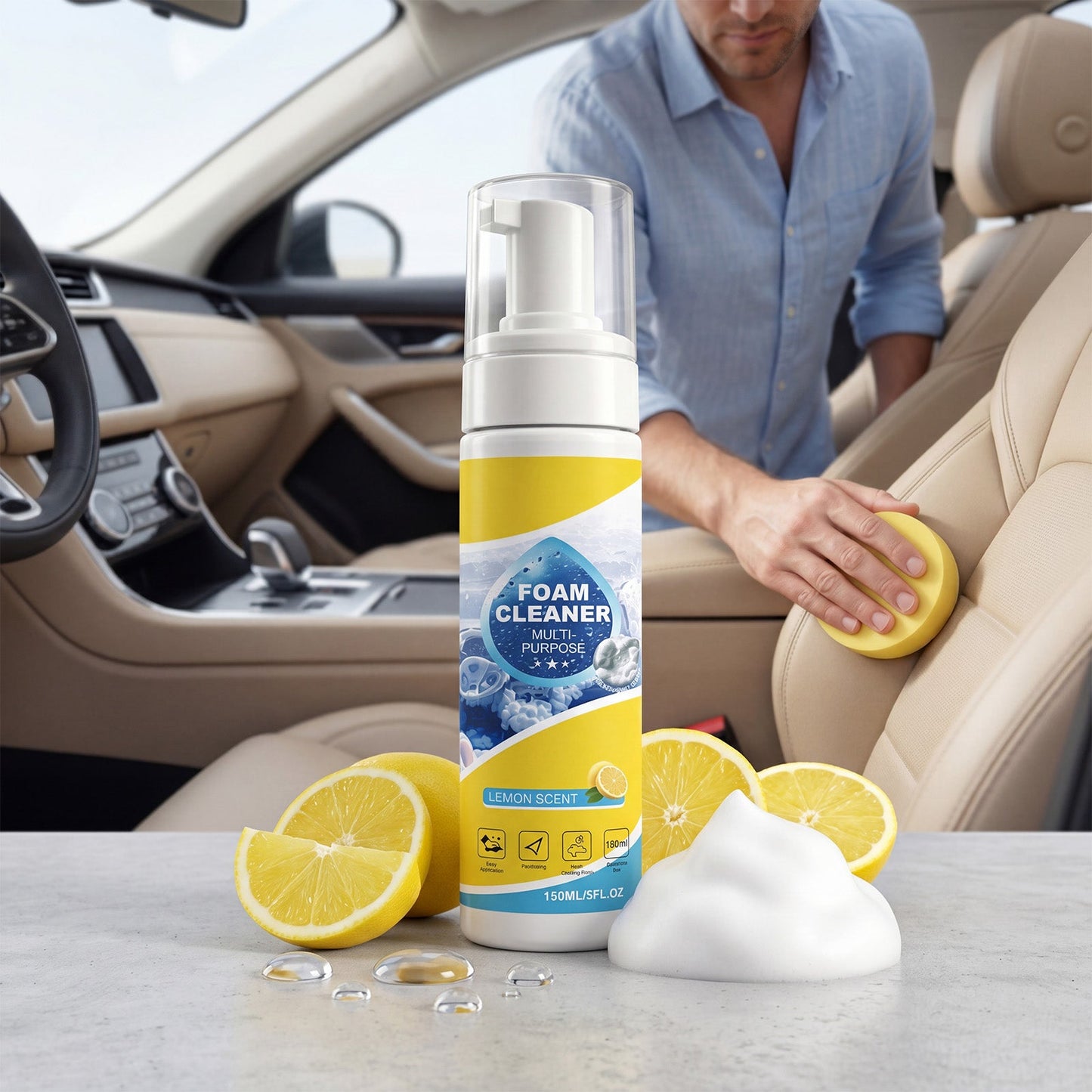 Multi-purpose Foam Cleaning Kit 150ml