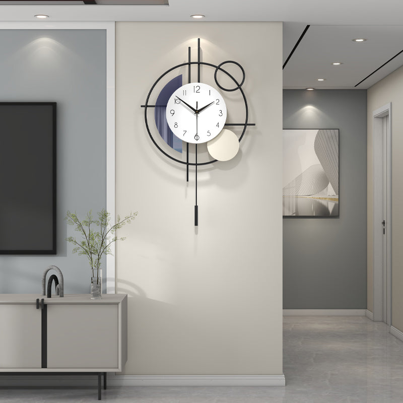 Modern Metal Wall Clock Creative Decorative Home Decor