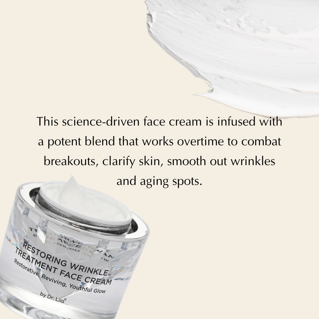 Restoring Wrinkle Treatment Cream – Firming, Lifting & Hydrating Moisturizer for Mature Skin
