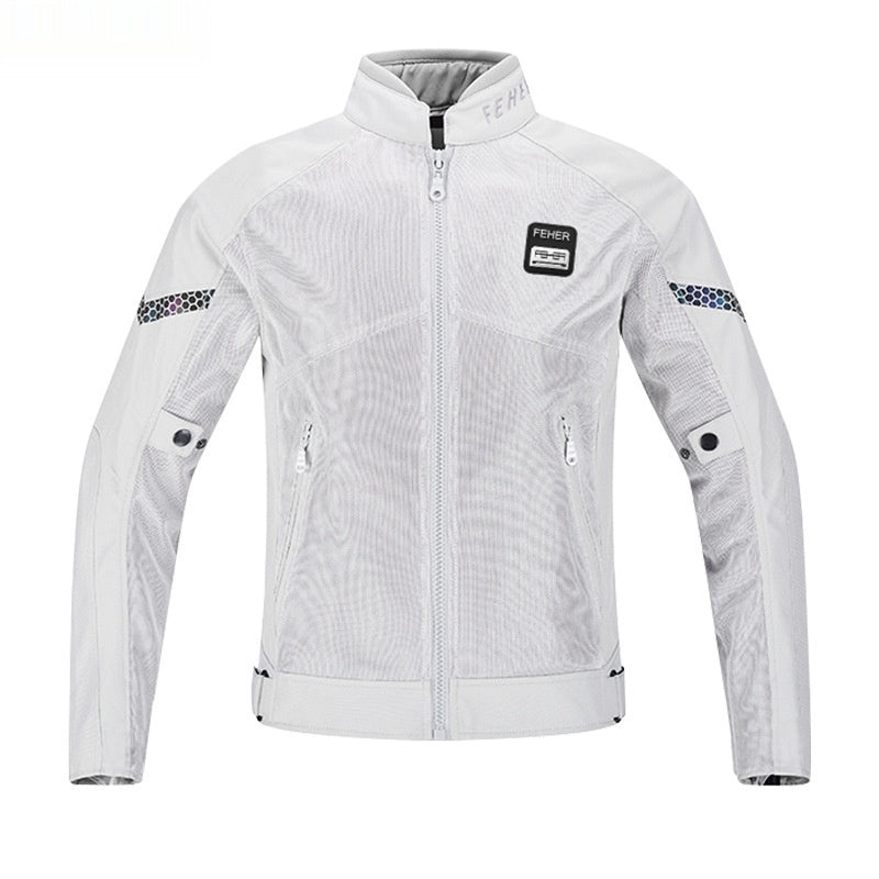 Motorcycle Cycling Clothing Mesh Breathable Jacket Men's Coat