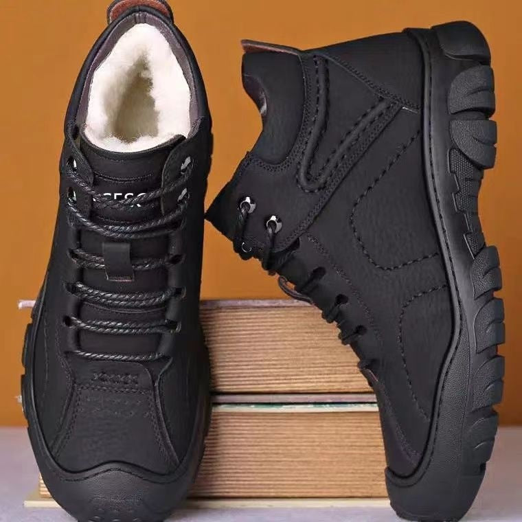 Outdoor Thermal Shoes With Front Laces
