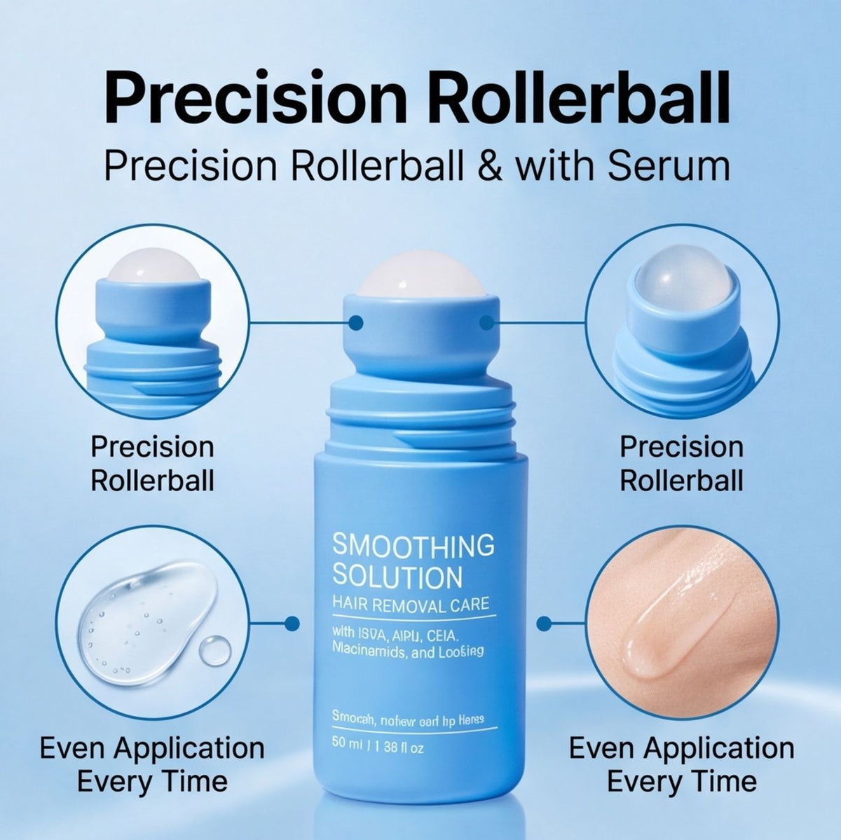 Free Rolling Soft Hair Removal Care Solution