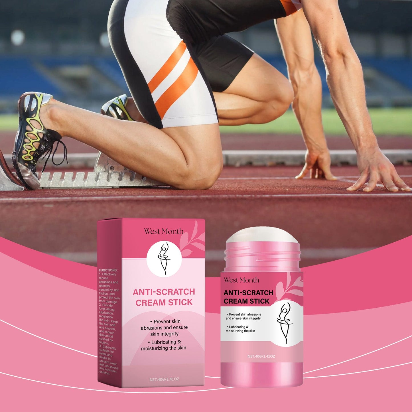 Body Anti Scratch Moisturizing Stick 40g 1 Box