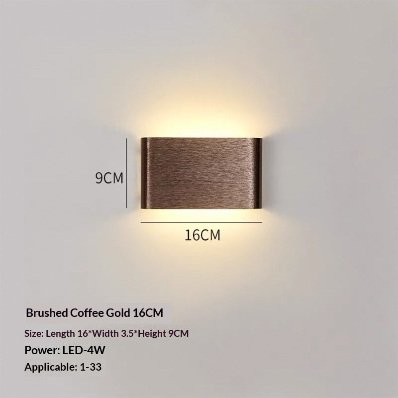 Strip Aluminum Wall Lamp Nordic Creative Bedroom Bedside