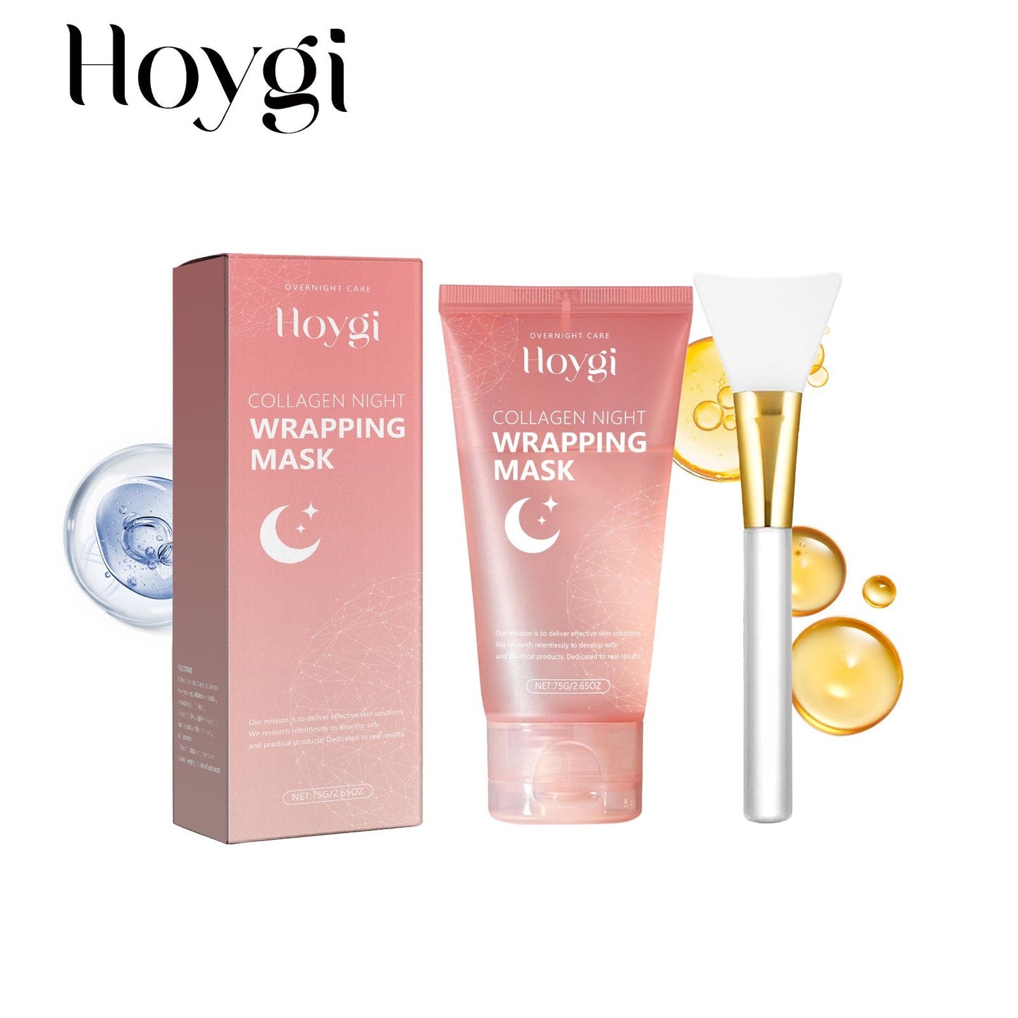 Collagen Peeling And Tearing Facial Mask 75g-1 Facial Mask Brush-box