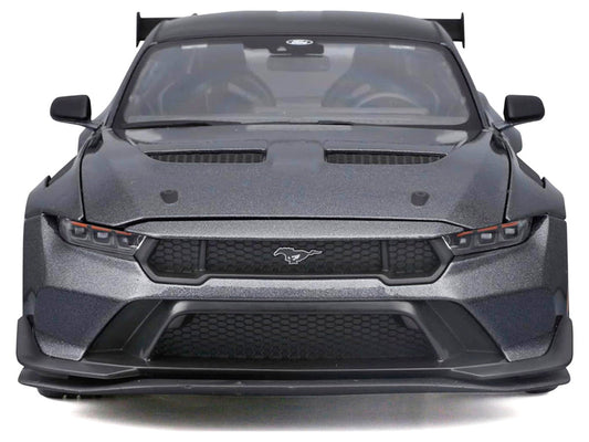 2025 Ford Mustang GTD Dark Gray Metallic with Black Top "Special Edition" Series 1/18 Diecast Model Car by Maisto