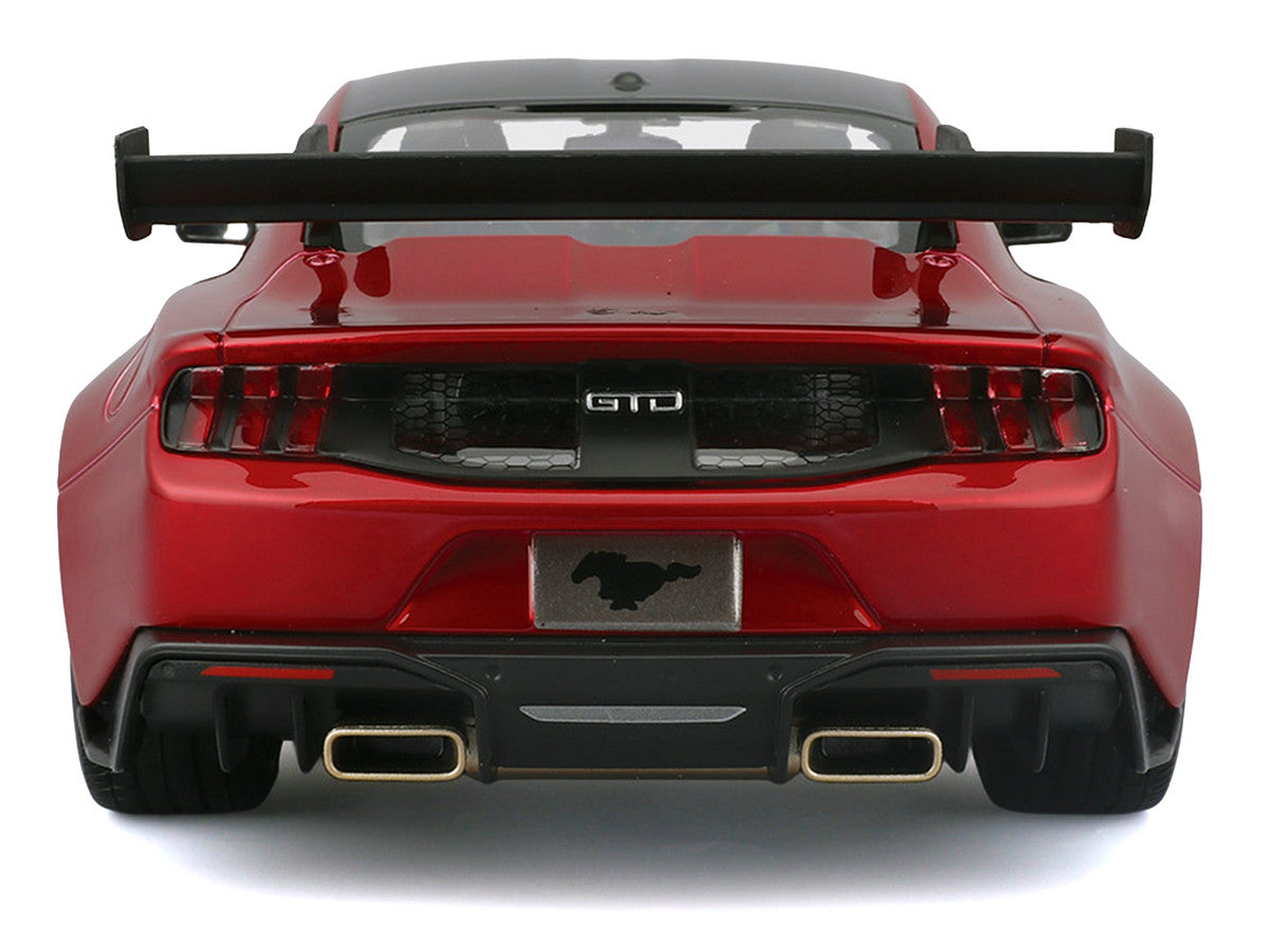 2025 Ford Mustang GTD Red Metallic with Black Top "Special Edition" Series 1/18 Diecast Model Car by Maisto