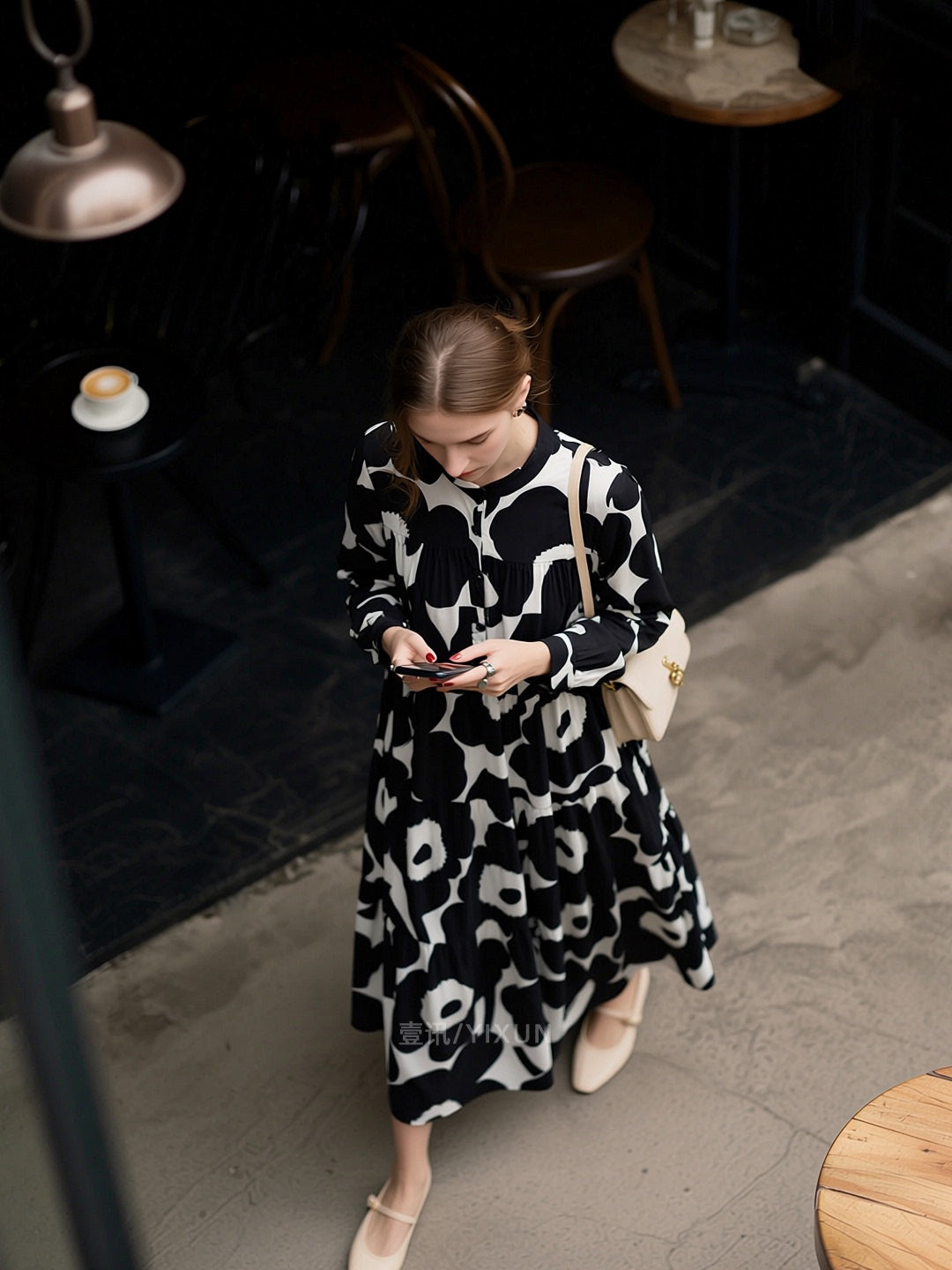 Versatile Designer-print Dress For Women