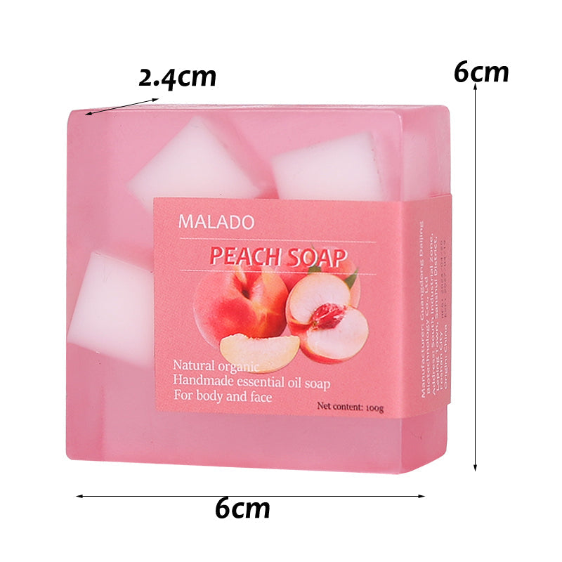 Peach Chunk Fruit Soap