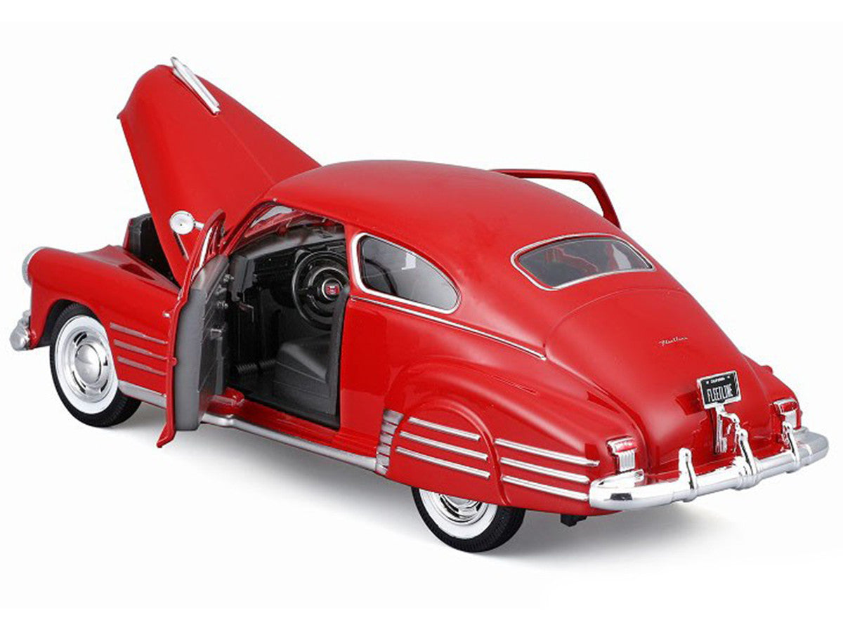 1948 Chevrolet Fleetline Aerosedan Red "Special Edition" Series 1/25 Diecast Model Car by Maisto