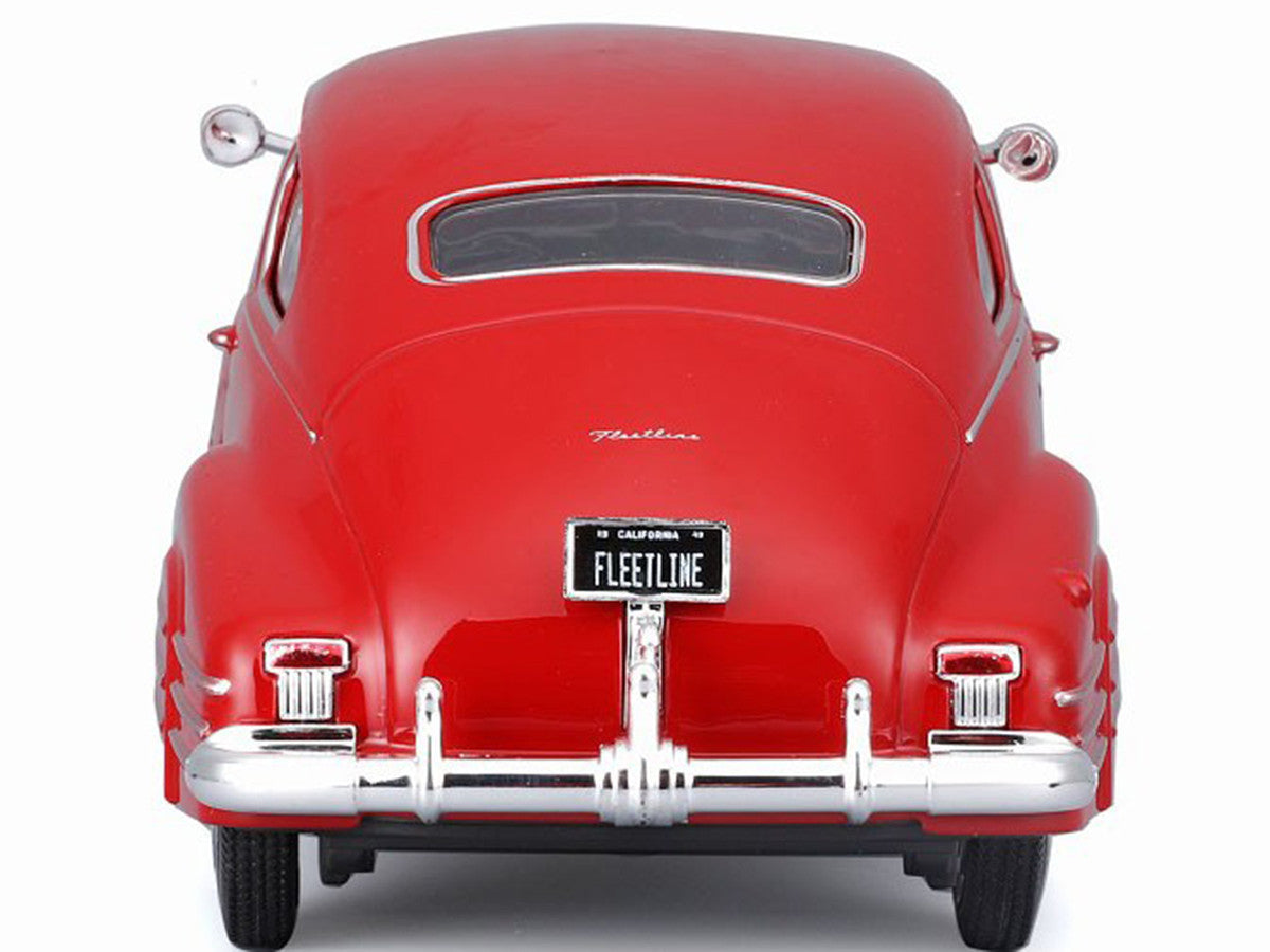 1948 Chevrolet Fleetline Aerosedan Red "Special Edition" Series 1/25 Diecast Model Car by Maisto