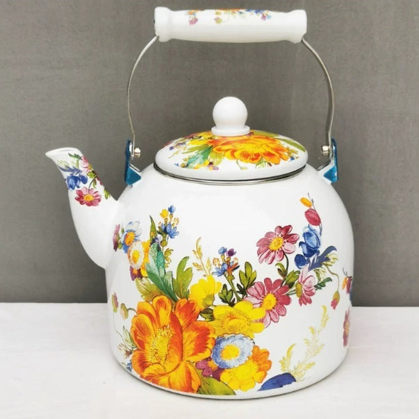 Enamel Large Water Kettle Milk Tea Pot