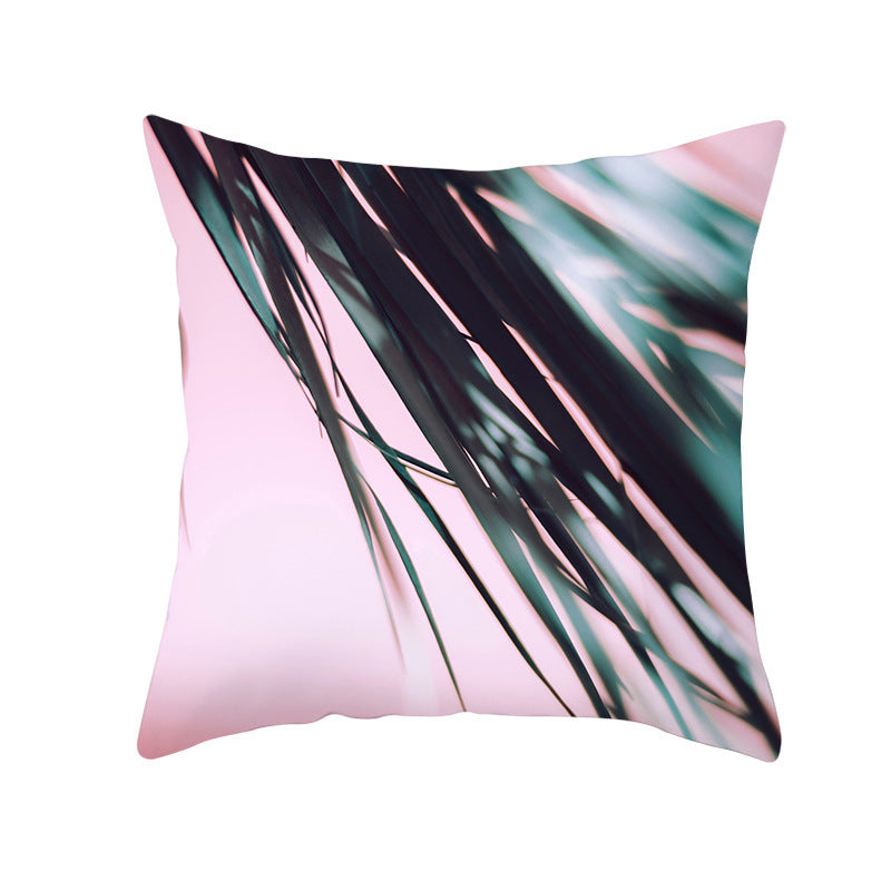 Tropical Plants Pillowcase Decor