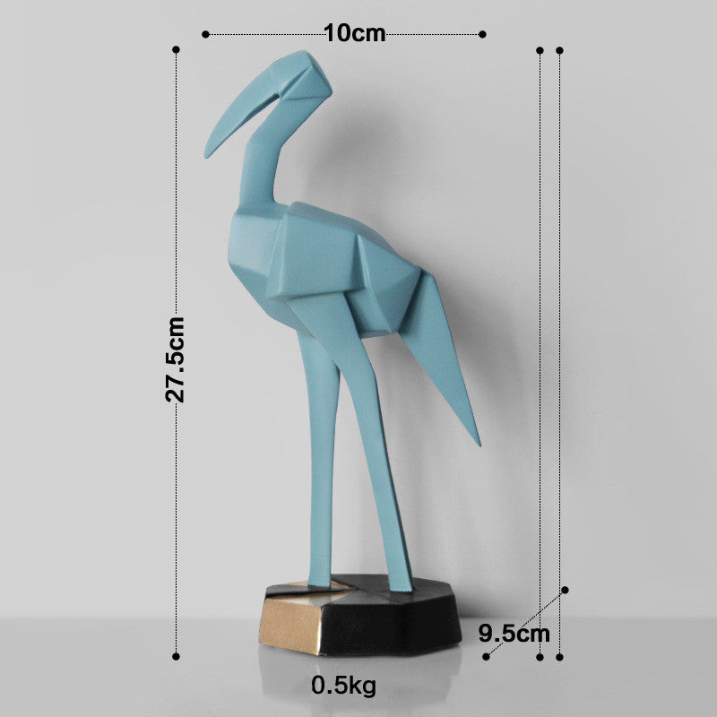 Nordic Creative Flamingo Decoration Resin Crafts