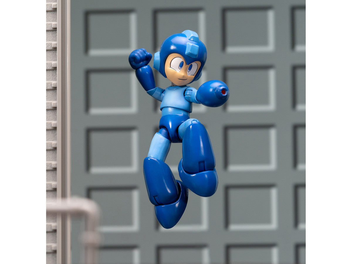 Mega Man 4.5" Moveable Figure with Accessories and Alternate Head and Hands "Mega Man" (1987) Video Game model by Jada