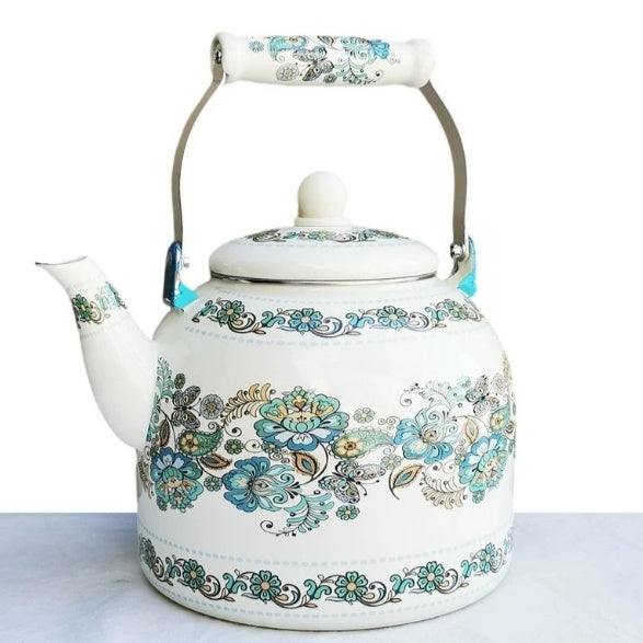 Enamel Large Water Kettle Milk Tea Pot