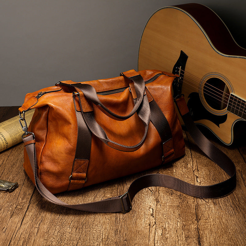 Layer Cowhide Shoulder Bag Handbag